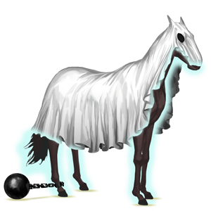 cavalo de passeio fantasma
