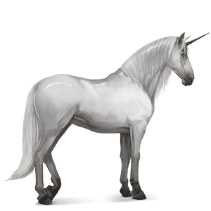 unicórnio de passeio trakehner castanho escuro