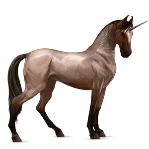 unicórnio de passeio tobiano palomino
