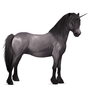 unicórnio de trabalho cavalo de ban'ei lazão