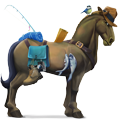 cavalo de trabalho planície