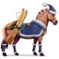 cavalo de trabalho montanha