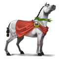 unicórnio de passeio manta com pintas alazão