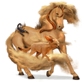 unicórnio de passeio akhal-teke lazão crinalvo 