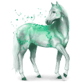 cavalo de gema esmeralda