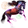 cavalo divino fogo de artifício