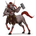 cavalo de trabalho ruço
