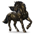 cavalo divino obsidiana