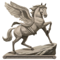 cavalo divino escultura