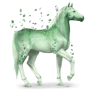 cavalo de gema jade