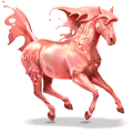 cavalo divino ouro rosa