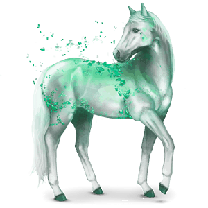 cavalo de gema esmeralda